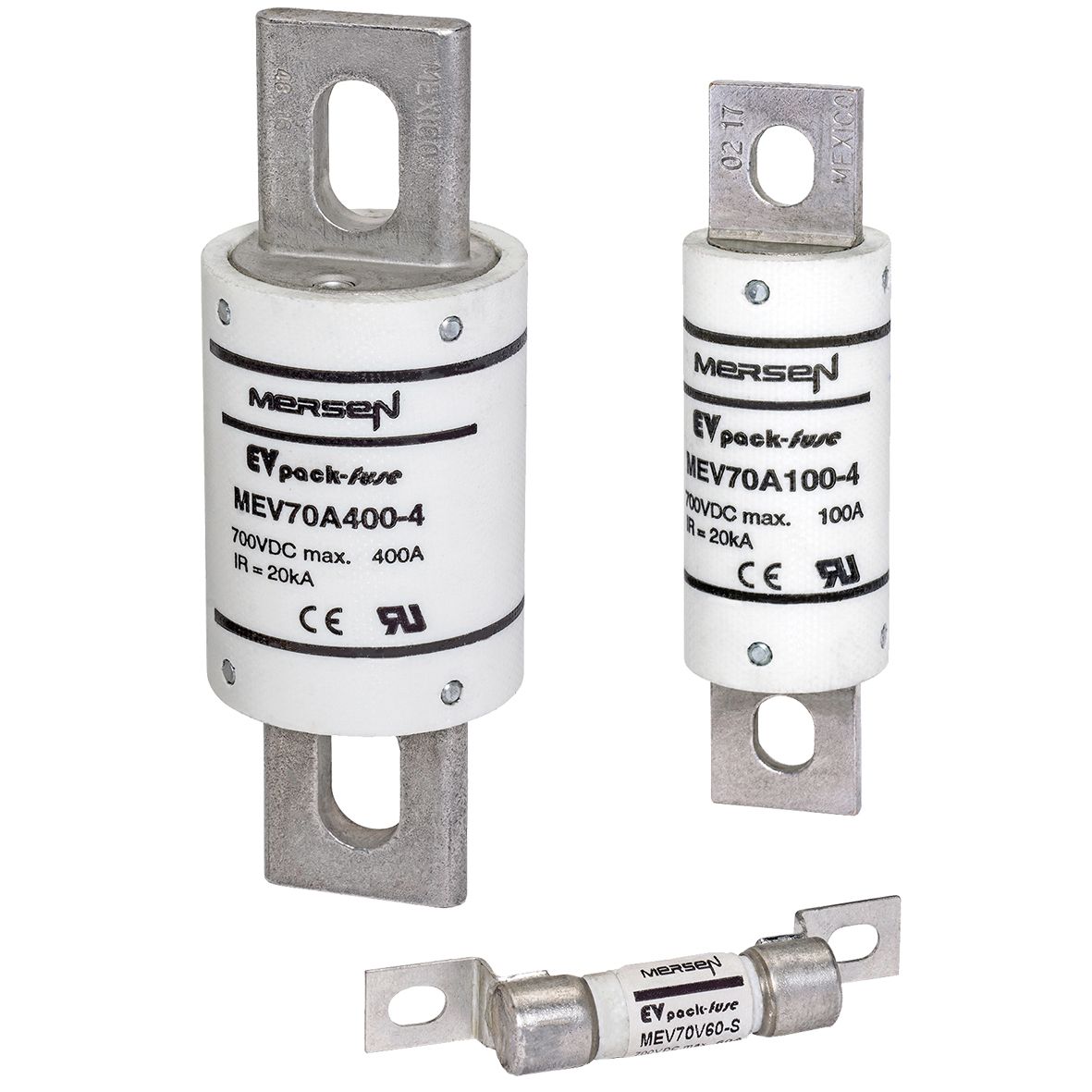 MEV70V70-S - EVpack-fuse MEV70, 700 VDC Max., L/R ≤ 1ms,  70 A, S Surface Mount Fuse